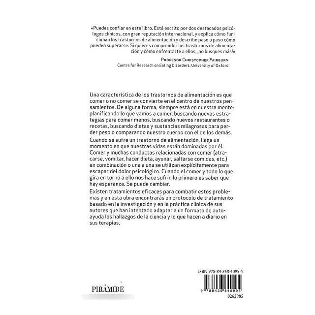 Tratamiento psicológico de los trastornos de alimentación