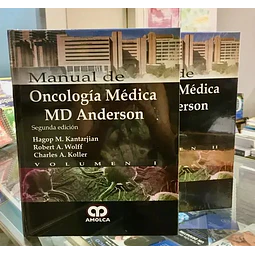 Manual de Oncología Médica MD Anderson 2 Tomos