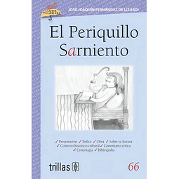 El periquillo Sarniento  Lluvia de Clásicos