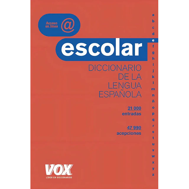 Diccionario de la lengua española  Escolar