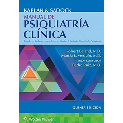 Manual de psiquiatría clínica KAPLAN & SADOCK