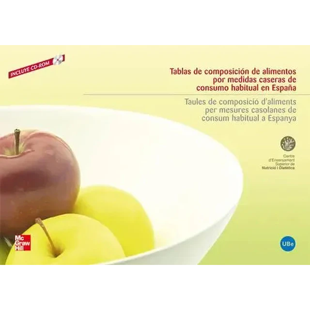 Tablas de composición de alimentos por medidas caseras de consumo habitual en España