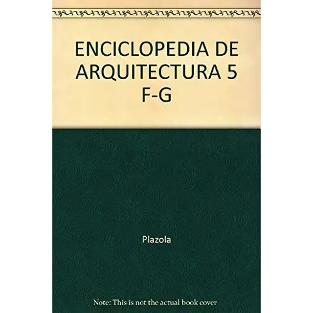 Enciclopedia de arquitectura Volumen 5