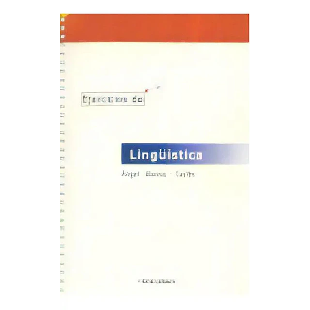 Ejercicios de linguistica (libro espiralado)