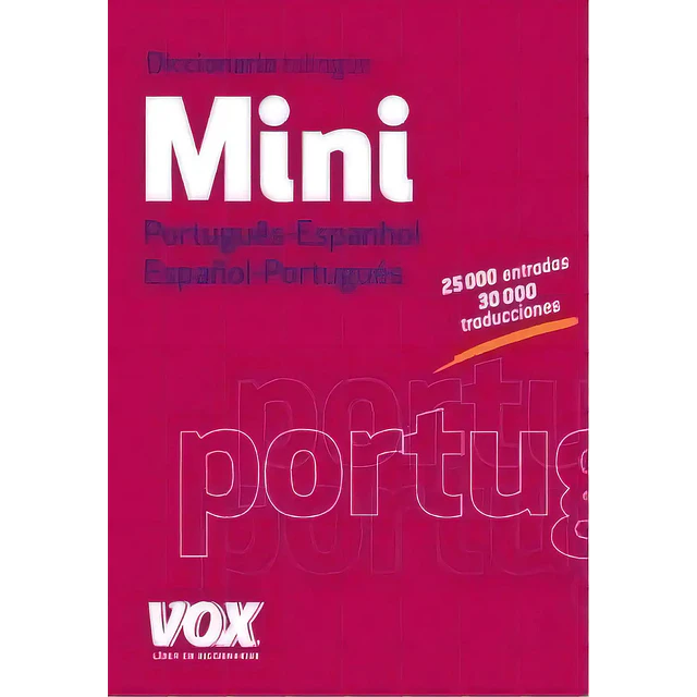 Diccionario Bilingüe Mini Português Espanhol Español Portugues