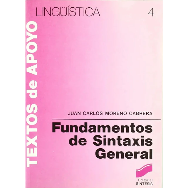 Fundamentos de sintaxis general