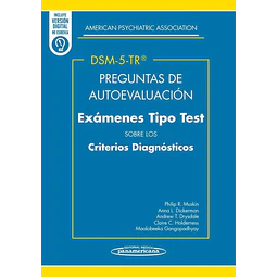 DSM 5 TR Preguntas de autoevaluación Exámenes tipo test sobre los criterios diagnósticos