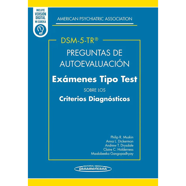 DSM 5 TR Preguntas de autoevaluación Exámenes tipo test sobre los criterios diagnósticos