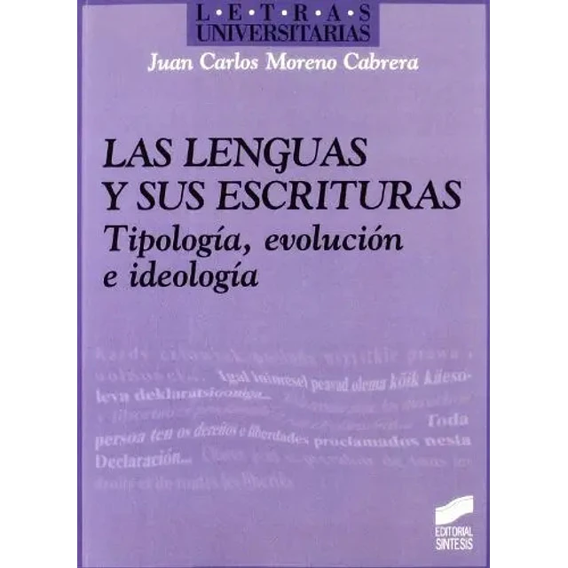 Las lenguas y sus escrituras