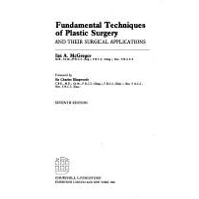 Fundamental technics of plastics surgery