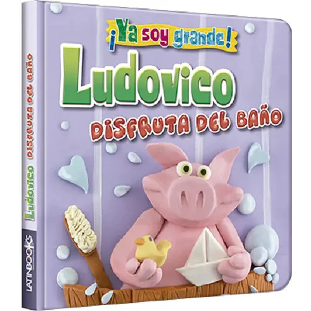 Ludovico disfruta del baño