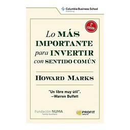 Lo más importante para invertir con sentido común