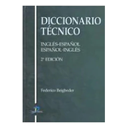 Diccionario Técnico Inglés Español Español Inglés