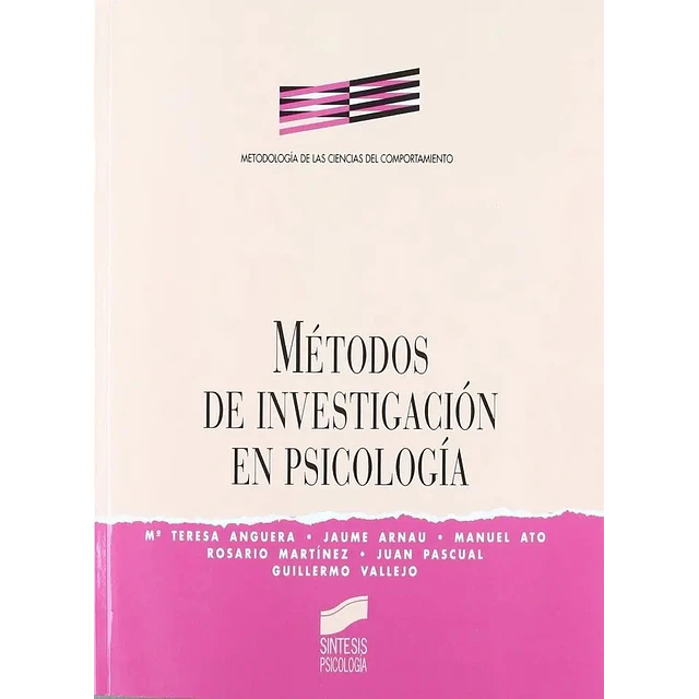 Métodos de investigación en Psicologia