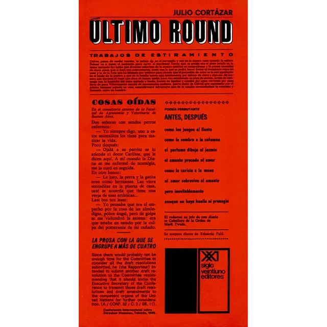 Ultimo Round  Tomo I Trabajos de estiramiento