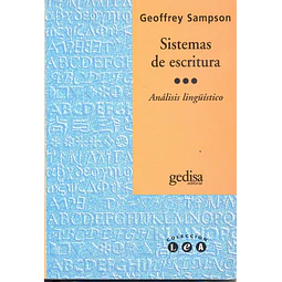 Sistemas de escritura : introduccion lingüistica