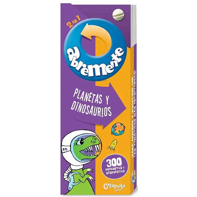 Abremente 2 en 1 Planetas y Dinosaurios