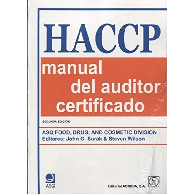 HACCP Manual del Auditor Certificado