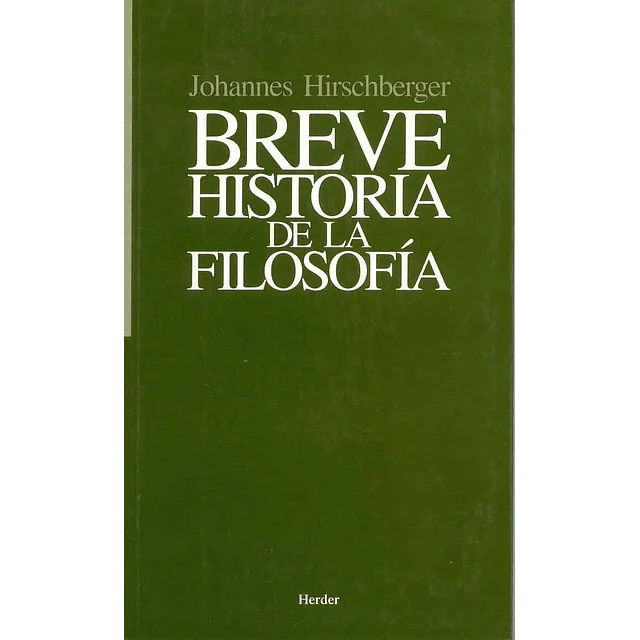 Breve Historia de la Filosofia