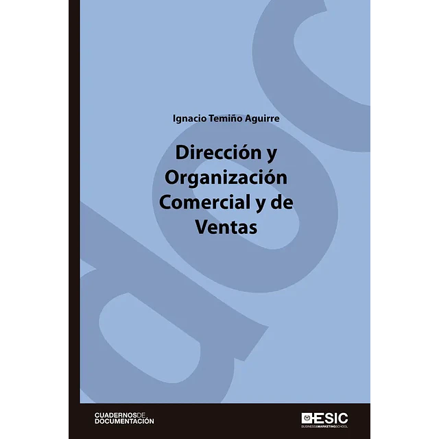 Dirección y Organización Comercila y de Ventas
