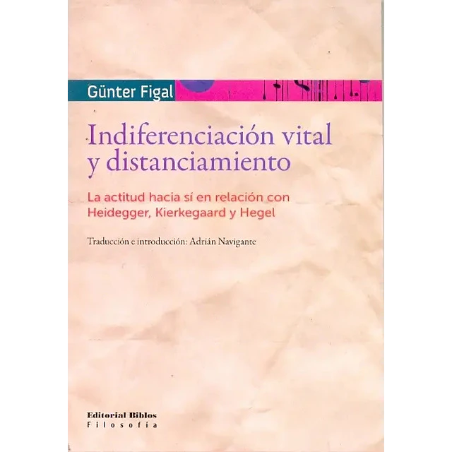Indiferenciación vital y distanciamiento