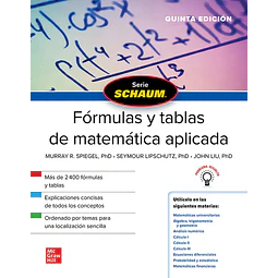 Schaum Fórmulas y tablas de matemática aplicada