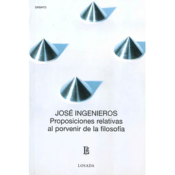 Proposiciones relativas al porvenir de la filosófia