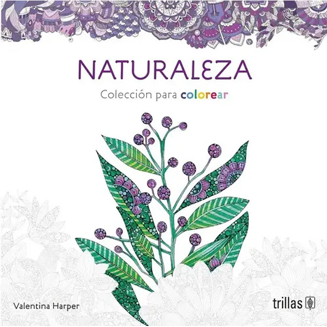 Naturaleza. Colección para colorear con lápices de colores
