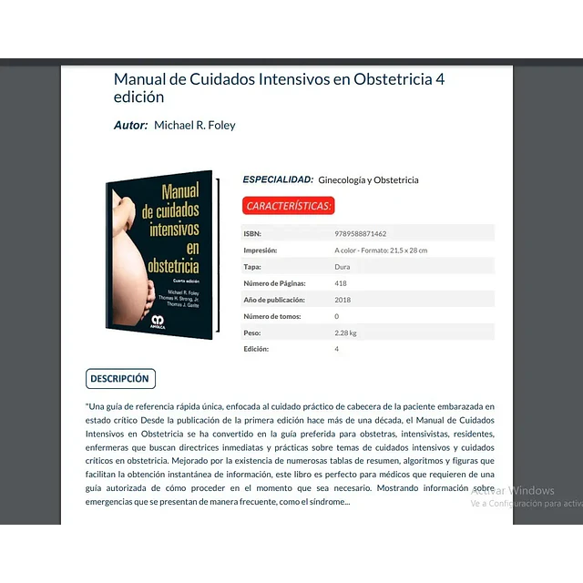 Manual de Cuidados Intensivos en Obstetricia