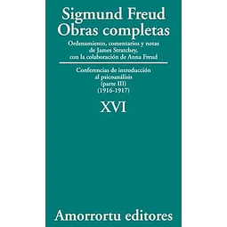 Sigmund Freud Obras Completas Vol XVI traducción Jose Echeverria