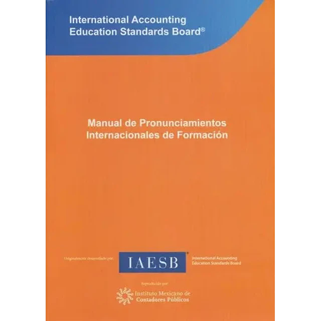 Manual de Pronunciamientos Internacionales de Formacion