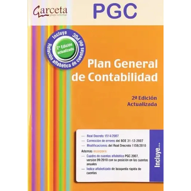 PGC Plan General de Contabilidad