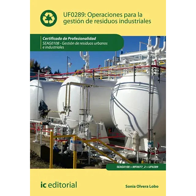 Operaciones para la Gestión de Residuos Industriales