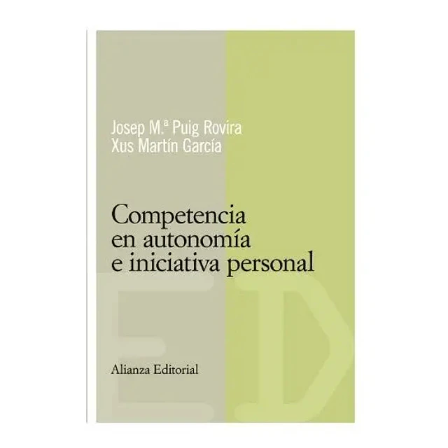 Competencia en Autonomia e Iniciativa Personal