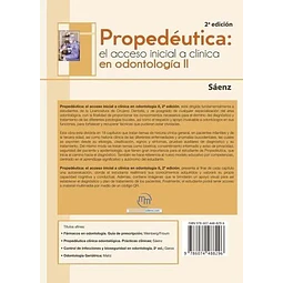 Propedéutica El Acceso Inicial a Clínica en Odontología II