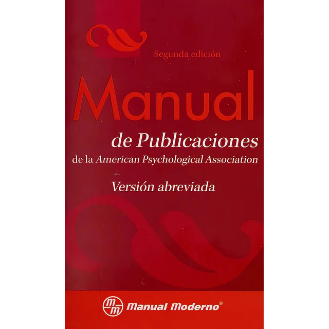 Manual de Publicaciones de la American Psychological Association APA
