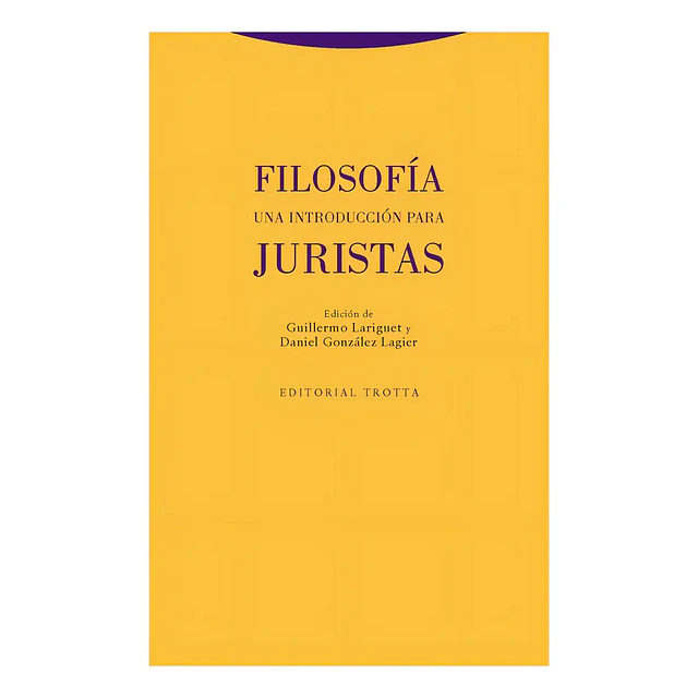 Filosofía. Una introducción para Jurístas