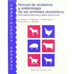 Manual de anatomía y embriología de los animales domésticos. Embriología general