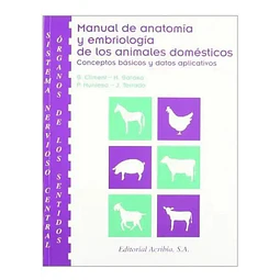 Manual de anatomía y embriología de los animales domésticos