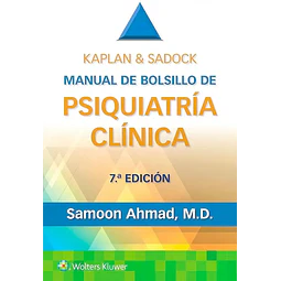 Kaplan & Sadock Manual de bolsillo de psiquiatra clnica