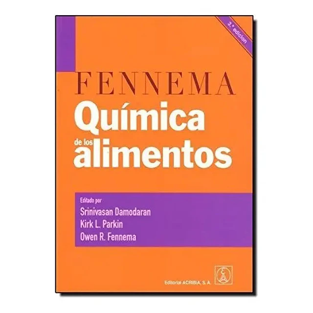 Fennema Quimica de los alimentos