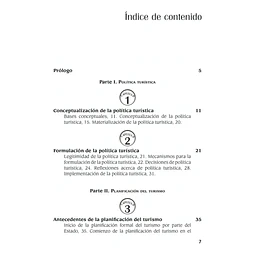 Política Turística y Planificación del Turismo