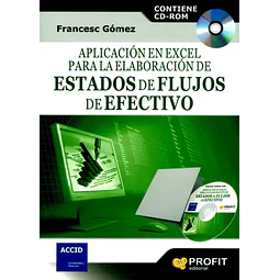 Aplicación en excel para la elaboración de estados de flujos de efectivo