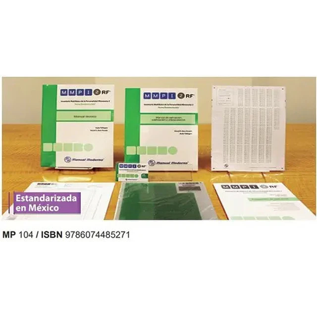 MMPI-2-RF Inventario Multifásico de la Personalidad Minnesota-2. Forma Reestructurada