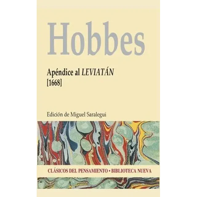 Hobbes Apéndice al Leviatán 1668