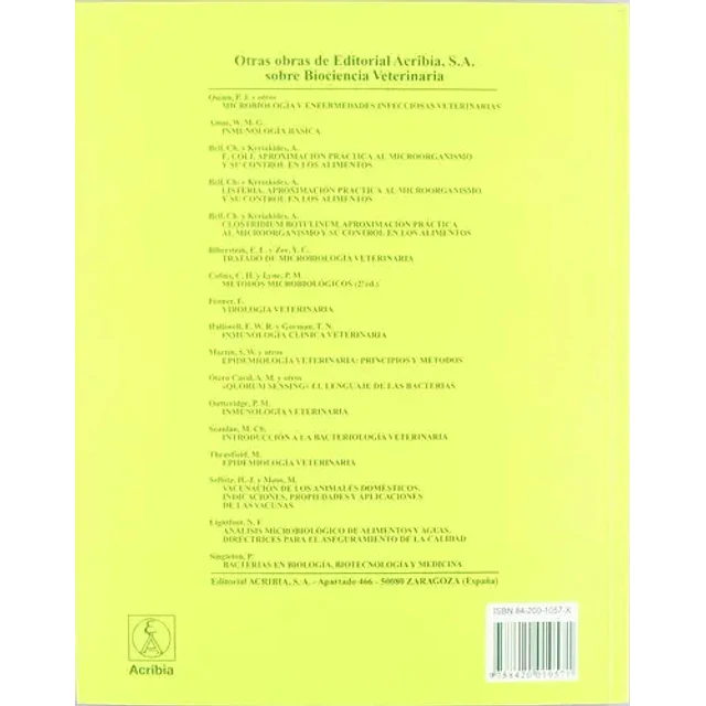 Elementos de Microbiología Veterinaria