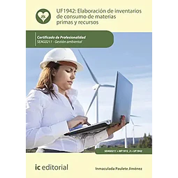 UF1942 Elaboracionde inventarios de consumo de materias primas y recursos