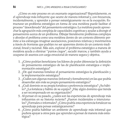 Aprende a Pensar Estratégicamente