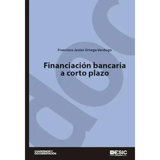 Financiación bancaria a corto plazo