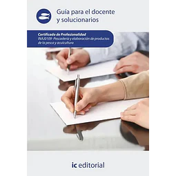 Guia para el docente y solucionarios